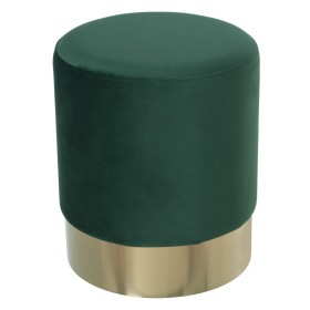 Pouf Alexandra House Living Vert Velours Bois 35 x 42 x 35 cm de Alexandra House Living, Fauteuils poire - Réf : D1624722, Pr...