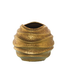 Vase Alexandra House Living Golden Ceramic 25 x 26 x 21 cm by Alexandra House Living, Vases - Ref: D1621477, Price: 58,46 €, ...