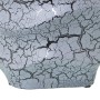 Vaso Alexandra House Living Grigio Argentato Ceramica Craquelé 18 x 18 x 32 cm di Alexandra House Living, Vasi - Rif: D162151...