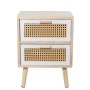 Comodino Alexandra House Living Bianco Marrone Legno 40 x 55 x 30 cm di Alexandra House Living, Comodini - Rif: D1627274, Pre...