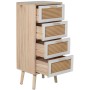 Cassettiera Alexandra House Living Bianco Marrone Legno 40 x 91 x 30 cm di Alexandra House Living, Comò e cassettiere - Rif: ...