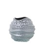 Vase Alexandra House Living Grey Silver Ceramic Crackled 26 x 27 x 25 cm by Alexandra House Living, Vases - Ref: D1621517, Pr...