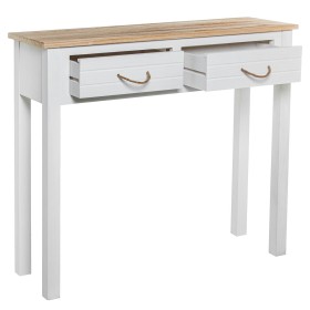 Console Alexandra House Living Blanc Marron Bois 90 x 81 x 28 cm de Alexandra House Living, Tables - Réf : D1627280, Prix : 2...