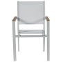 Chaise de jardin Alexandra House Living Blanc 55 x 86 x 60 cm Textilène de Alexandra House Living, Chaises de table de jardin...