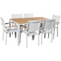 Garden chair Alexandra House Living White 55 x 86 x 60 cm textilene by Alexandra House Living, Garden Dining Chairs - Ref: D1...