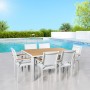 Chaise de jardin Alexandra House Living Blanc 55 x 86 x 60 cm Textilène de Alexandra House Living, Chaises de table de jardin...