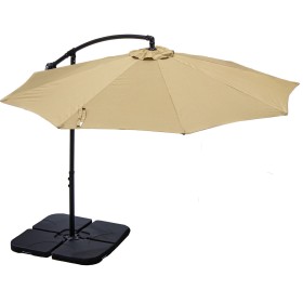 Parasol Alexandra House Living Marron Noir 2,7 m Polyester de Alexandra House Living, Parasols - Réf : D1627426, Prix : 196,8...