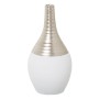 Vase Alexandra House Living White Champagne Ceramic 14 x 18 x 40 cm by Alexandra House Living, Vases - Ref: D1621536, Price: ...