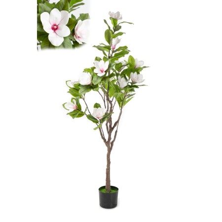 Decorative Flowers Romimex White Magnolia 50 x 160 x 50 cm by Romimex, Artificial Flowers - Ref: D1628953, Price: 129,87 €, D...