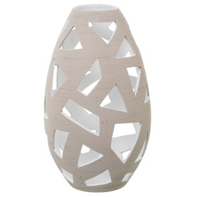 Vaso Alexandra House Living Ecru Ceramica Righe 27 x 29 x 47 cm di Alexandra House Living, Vasi - Rif: D1621538, Prezzo: 75,8...