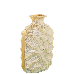 Vase Alexandra House Living Golden Aluminium 16 x 9 x 23 cm by Alexandra House Living, Vases - Ref: D1629196, Price: 20,81 €,...