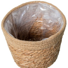 Planter Alexandra House Living Brown Rattan Natural Fibre by Alexandra House Living, Cachepots - Ref: D1629219, Price: 11,93 ...