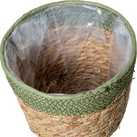 Cache-pot Alexandra House Living Marron Rotin Fibre naturelle de Alexandra House Living, Cache-pots - Réf : D1629222, Prix : ...