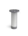 Pieds Rei 405 Mat Cylindrique Argenté Aluminium Moderne (Ø 3,9 x 15 cm) | Tienda24 Tienda24.eu