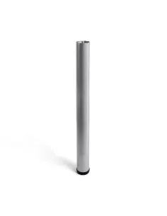 Feet Rei 405 Matt Cylindrical Silver Aluminium Modern (Ø 3,9 x 15 cm) | Tienda24 Tienda24.eu