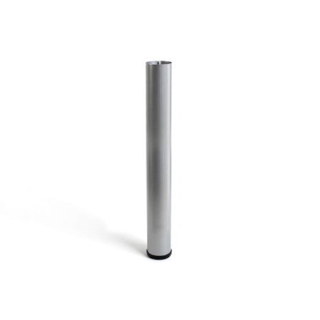 Legs Rei 406g Cylindrical Adjustable Multicolour Silver Steel Ø 7,6 x 71 cm | Tienda24 Tienda24.eu