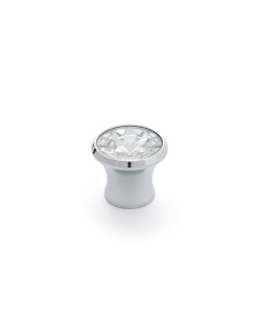 Pommeau Rei e506 Rond Bleu Fleur Porcelaine Métal 4 Unités (Ø 40 x 36 mm) | Tienda24 Tienda24.eu