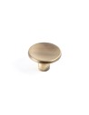 Doorknob Rei 774 Circular Golden Satin finish Metal 2 Units (Ø 35 x 23 mm) | Tienda24 Tienda24.eu