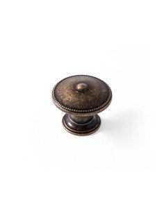 Doorknob Rei 774 Ø 35 x 23 mm Black Metal 2 Units | Tienda24 Tienda24.eu