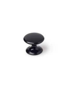 Doorknob Rei 756 Circular Black Metal 4 Units (Ø 33 x 27 mm) by Rei, Knobs - Ref: S7912571, Price: 10,84 €, Discount: %