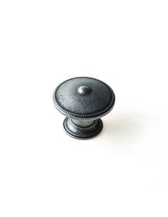 Doorknob Rei Circular Grey beech wood 4 Pieces (Ø 4 x 2,2 cm) | Tienda24 Tienda24.eu