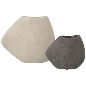 Vase DKD Home Decor 18 x 8 x 36 cm White Resin Modern | Tienda24 - Global Online Shop Tienda24.eu