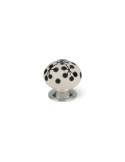 Pommeau Rei e506 Rond Bleu Fleur Porcelaine Métal 4 Unités (Ø 40 x 36 mm) | Tienda24 Tienda24.eu