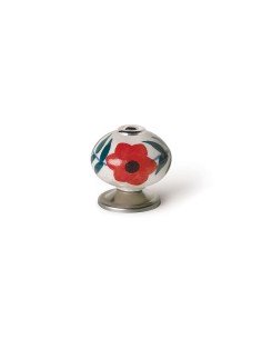 Doorknob Rei e517 Circular Porcelain Black Metal 4 Units (Ø 40 x 36 mm) | Tienda24 Tienda24.eu