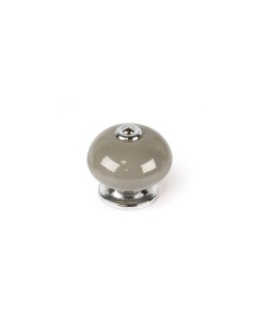 Doorknob Rei e517 Circular Porcelain Black Metal 4 Units (Ø 40 x 36 mm) | Tienda24 Tienda24.eu