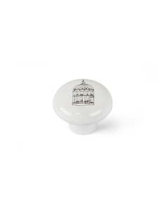 Doorknob Rei e815 Circular White Porcelain Ornamental 4 Units (Ø 40 x 31 mm) by Rei, Knobs - Ref: S7912588, Price: 14,35 €, D...