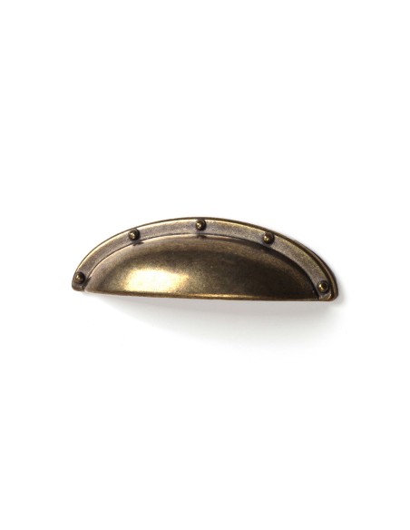 Maçaneta Rei 2004 Dourado Concha Metal 4 Unidades Desgastado (9,2 x 2,5 x 2 cm) | Tienda24 Tienda24.eu