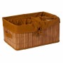 Set of Baskets Alexandra House Living Brown Cloth Bamboo 4 Pieces by Alexandra House Living, Storage boxes and chests - Ref: ...