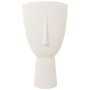 Vase Alexandra House Living Ecru Ceramic Face 23 x 23 x 43 cm by Alexandra House Living, Vases - Ref: D1621544, Price: 88,20 ...