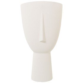 Vase Alexandra House Living Ecru Ceramic Face 23 x 23 x 43 cm by Alexandra House Living, Vases - Ref: D1621544, Price: 88,20 ...