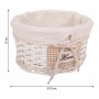 Set of Baskets Alexandra House Living White wicker Willow wood 3 Pieces by Alexandra House Living, Laundry Baskets - Ref: D16...