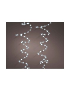 Wreath of LED Lights AX8415210 Black Soft green 4 X 4,5 X 7 CM | Tienda24 Tienda24.eu