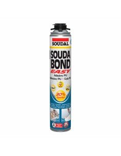 Espuma Soudal SoudaBond Turbo Poliuretano Pistola 750 ml | Tienda24 Tienda24.eu