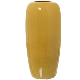 Vase Alexandra House Living Mustard Ceramic Shiny 15 x 15 x 33 cm by Alexandra House Living, Vases - Ref: D1621554, Price: 89...