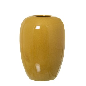 Vase Alexandra House Living Mustard Ceramic Shiny 16 x 16 x 27 cm by Alexandra House Living, Vases - Ref: D1621555, Price: 93...