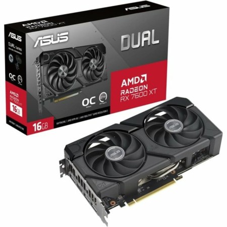 Tarjeta Gráfica Asus Dual Radeon RX 7600 XT OC Edition 16 GB GDDR6 de Asus, Tarjetas gráficas - Ref: M0309142, Precio: 436,19...