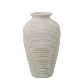 Vase Alexandra House Living Weiß aus Keramik 20 x 20 x 36 cm von Alexandra House Living, Vasen - Ref: D1621559, Preis: 29,89 ...