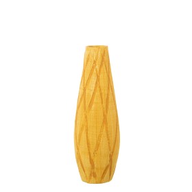 Vase Alexandra House Living Yellow Ceramic Rhombus 17 x 18 x 56 cm by Alexandra House Living, Vases - Ref: D1621561, Price: 5...