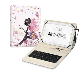 Capa para Tablet Subblim Keytab Multicolor Qwerty espanhol QWERTY de Subblim, Capas - Ref: M0314836, Preço: 17,62 €, Desconto: %