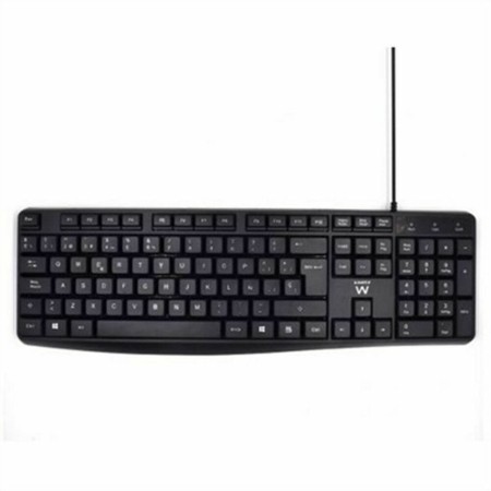 Tastiera Ewent EW3001 Nero Qwerty in Spagnolo QWERTY di Ewent, Tastiere - Rif: M0317863, Prezzo: 9,61 €, Sconto: %