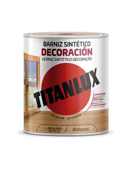 Verniz Sintético Titanlux m10100014 250 ml Incolor | Tienda24 Tienda24.eu