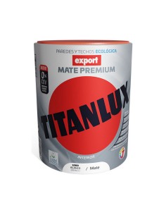 Vernice vinilica Titanlux Export f31110034 Soffitto Parete Lavabili Bianco 750 ml Mat da Titanlux, Rivestimenti e vernici per...