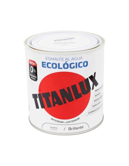 Esmalte acrílico Titanlux 00t056614 Ecológico 250 ml Blanco Brillante | Tienda24 Tienda24.eu