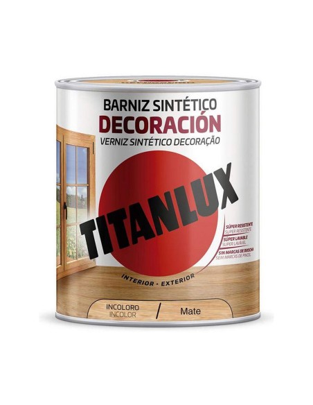 Barniz Titanlux m12100034 750 ml Incoloro | Tienda24 Tienda24.eu