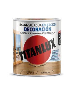 Barniz sintético Titanlux m11100914 Decoración Satinado Teca 250 ml | Tienda24 Tienda24.eu