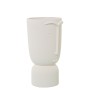 Vase Alexandra House Living Ecru Ceramic Face 13 x 13 x 25 cm by Alexandra House Living, Vases - Ref: D1621566, Price: 50,26 ...